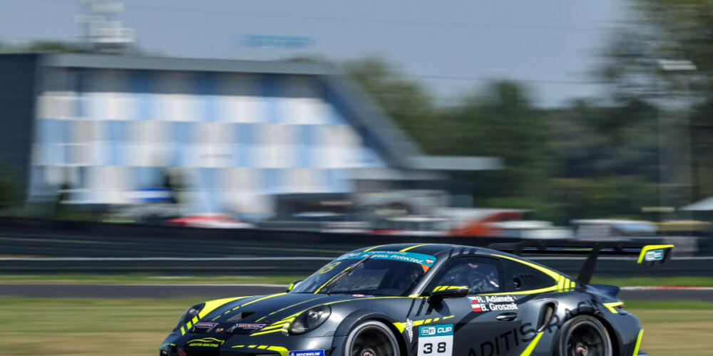 Another trophies with a Porsche